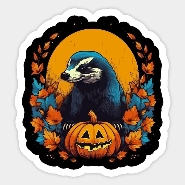 Honey Badger Halloween Sticker by JH Mart